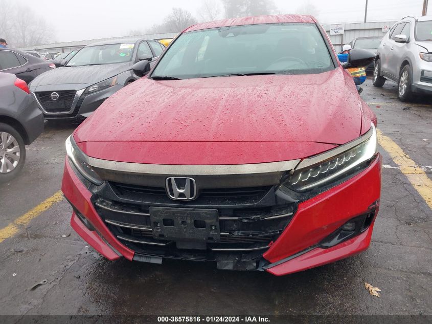 2021 HONDA ACCORD SPORT - 1HGCV1F34MA079812
