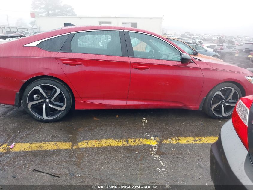 2021 HONDA ACCORD SPORT - 1HGCV1F34MA079812