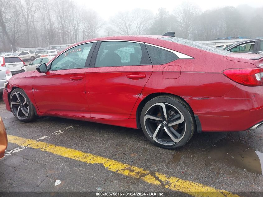 2021 HONDA ACCORD SPORT - 1HGCV1F34MA079812