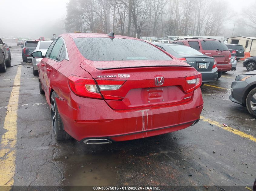 2021 HONDA ACCORD SPORT - 1HGCV1F34MA079812