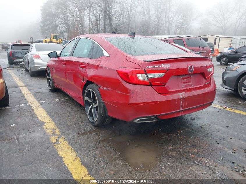 2021 HONDA ACCORD SPORT - 1HGCV1F34MA079812