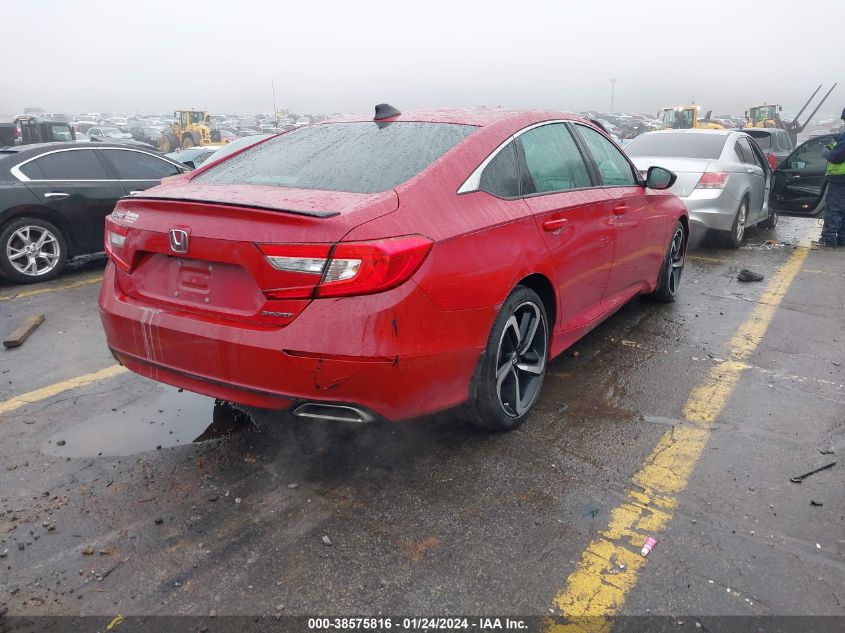 2021 HONDA ACCORD SPORT - 1HGCV1F34MA079812