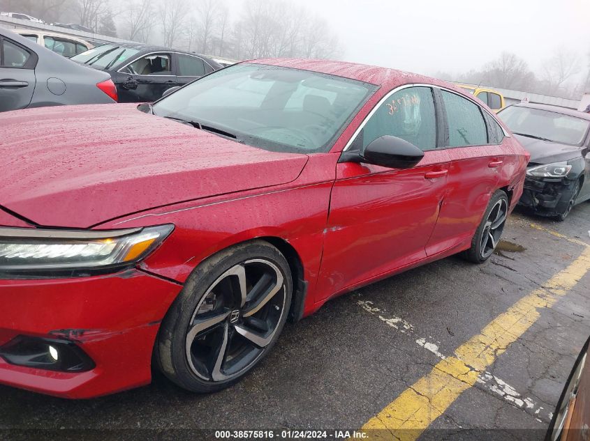 2021 HONDA ACCORD SPORT - 1HGCV1F34MA079812