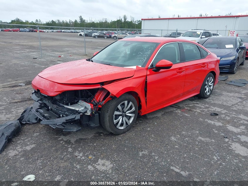 VIN 2HGFE2F21PH558365 2023 HONDA CIVIC LX