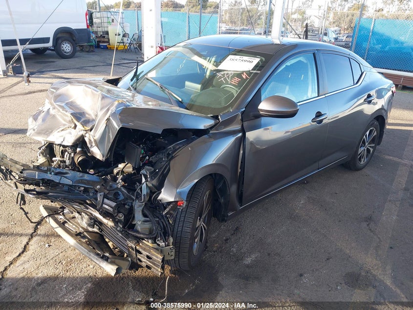 VIN 3N1AB8CV2MY259253 2021 NISSAN SENTRA SV