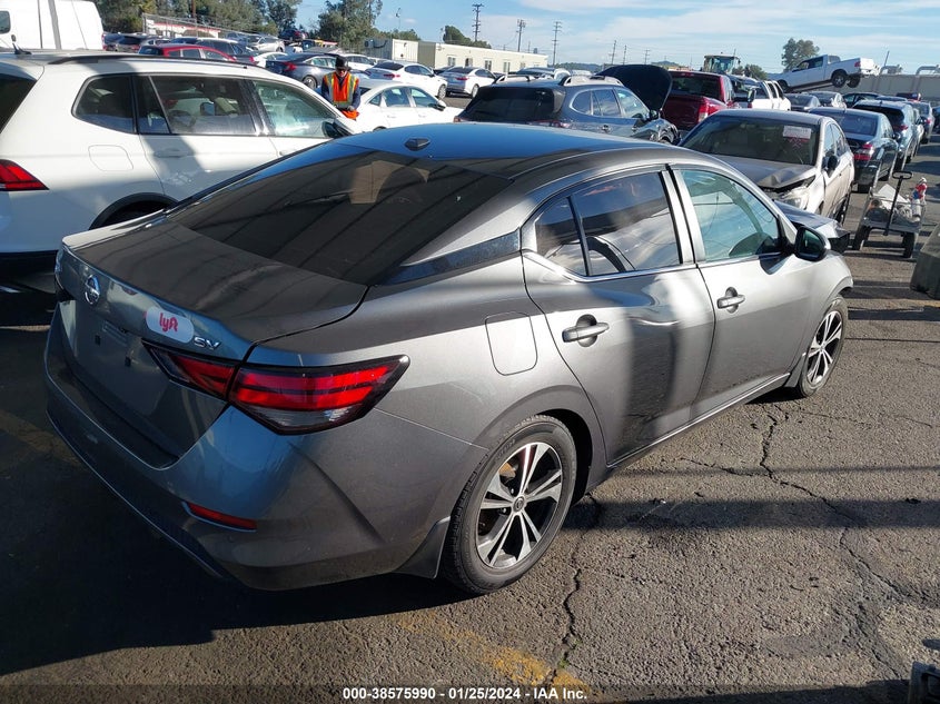 VIN 3N1AB8CV2MY259253 2021 NISSAN SENTRA SV
