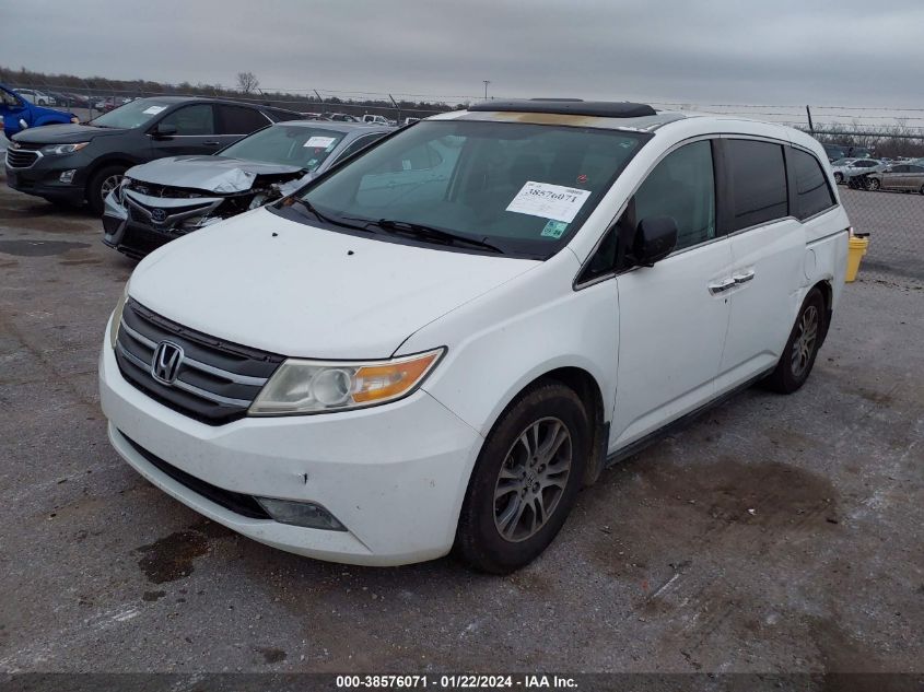 2013 HONDA ODYSSEY EX-L - 5FNRL5H65DB055569