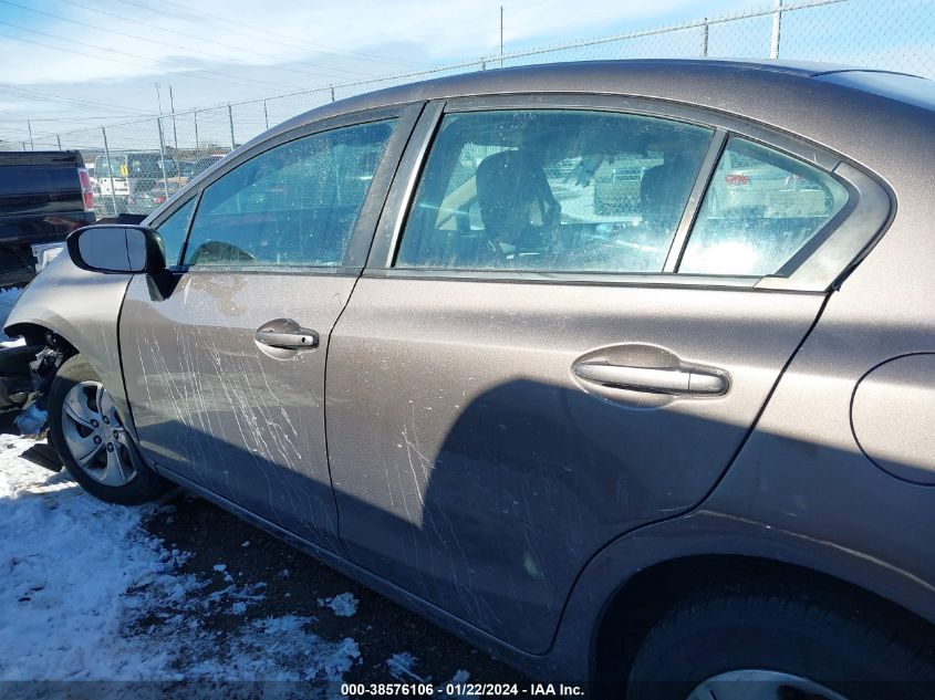 2014 HONDA CIVIC LX - 2HGFB2F51EH539394