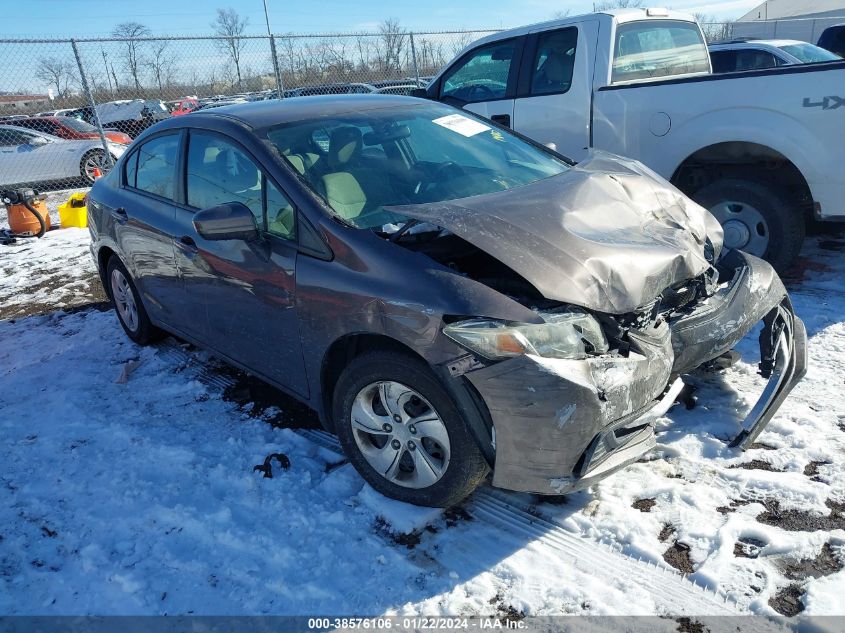 2014 HONDA CIVIC LX - 2HGFB2F51EH539394