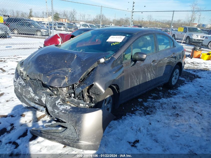 2014 HONDA CIVIC LX - 2HGFB2F51EH539394