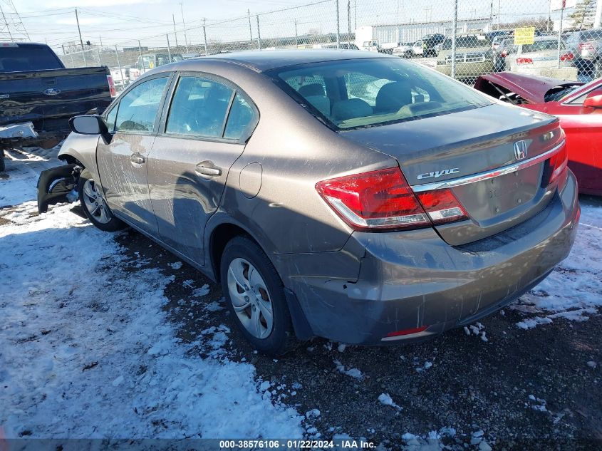 2014 HONDA CIVIC LX - 2HGFB2F51EH539394