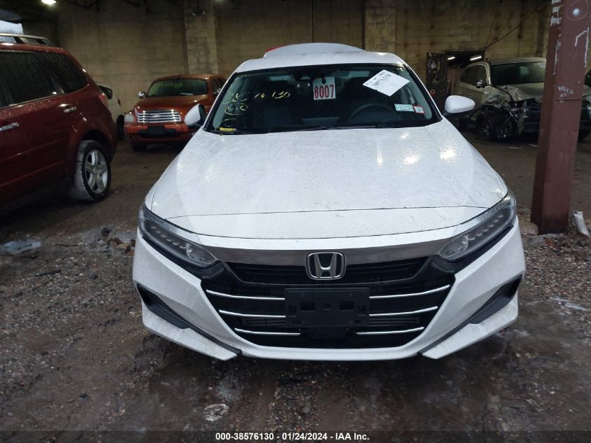 2021 HONDA ACCORD LX - 1HGCV1F13MA016697