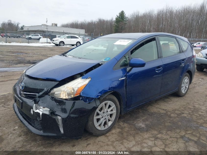2013 TOYOTA PRIUS V TWO - JTDZN3EU5D3263806