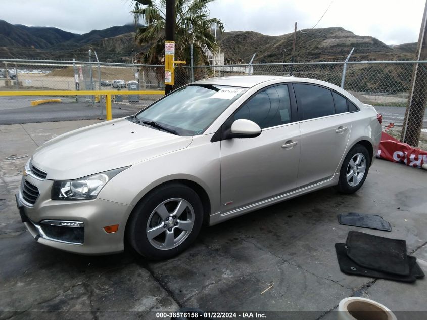2015 CHEVROLET CRUZE LT - 1G1PC5SB2F7210495