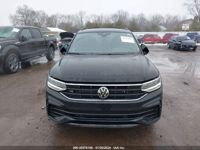 2022 VOLKSWAGEN TIGUAN 2.0T SE R-LINE BLACK - 3VV8B7AX1NM157012