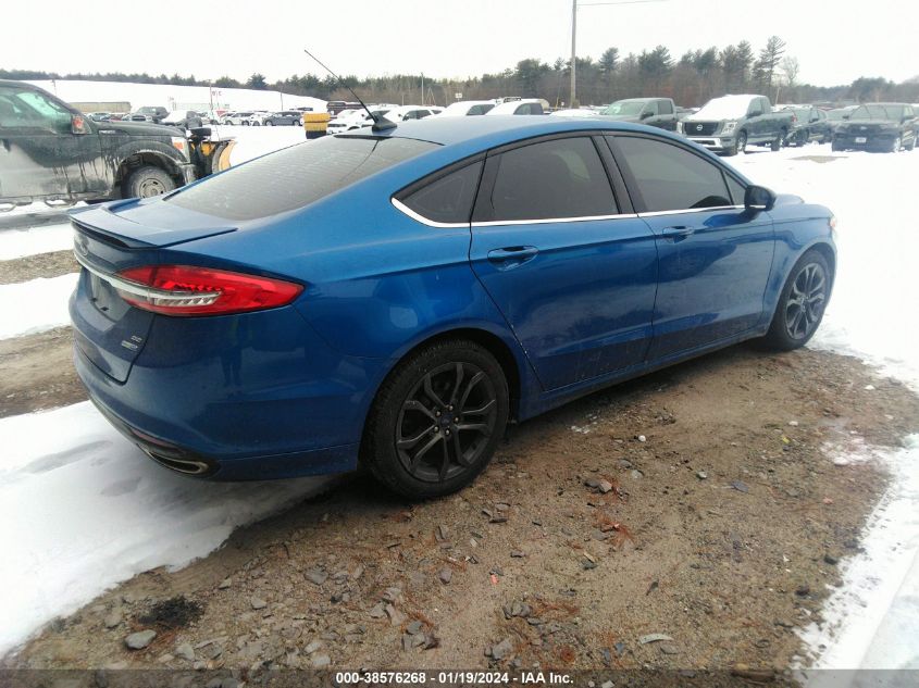 2018 FORD FUSION SE - 3FA6P0T94JR156971