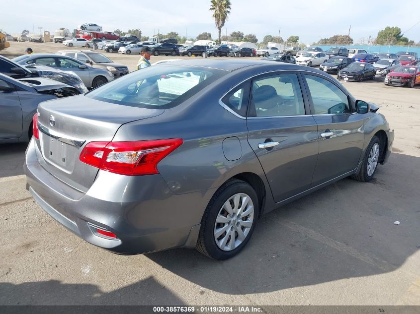 2016 NISSAN SENTRA S - 3N1AB7AP1GY272059
