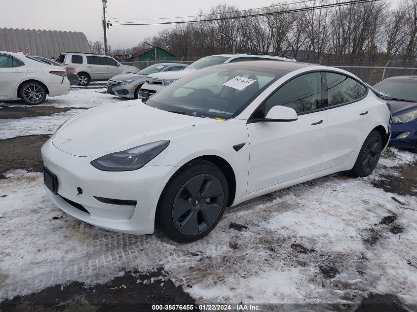 2023 TESLA MODEL 3 REAR-WHEEL DRIVE - 5YJ3E1EA1PF568906