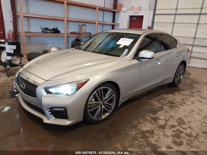2014 INFINITI Q50 PREMIUM/SPORT - JN1BV7AR9EM705480