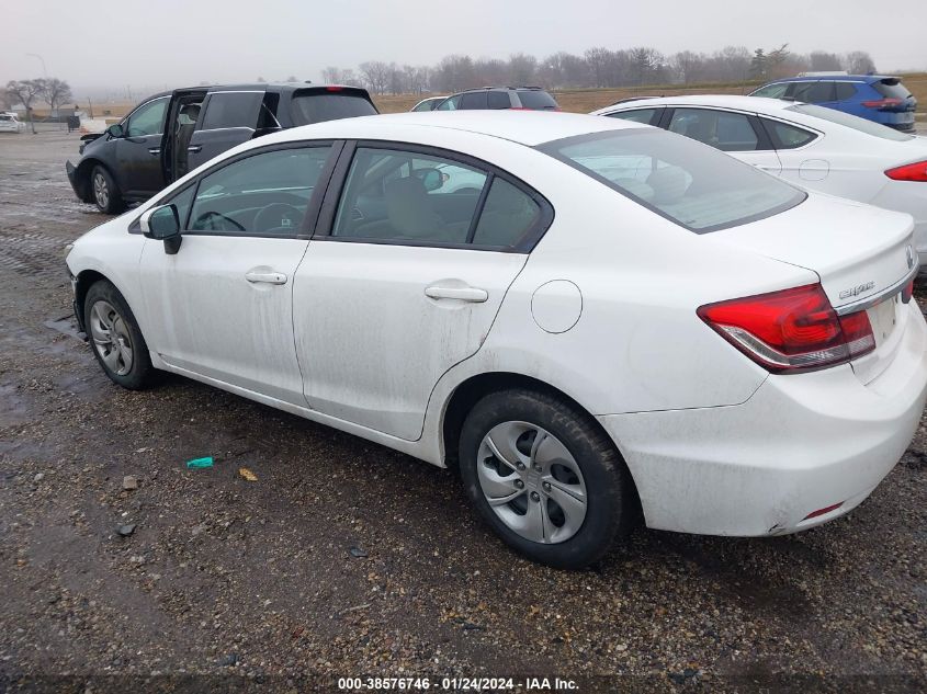 2014 HONDA CIVIC LX - 19XFB2F52EE249630