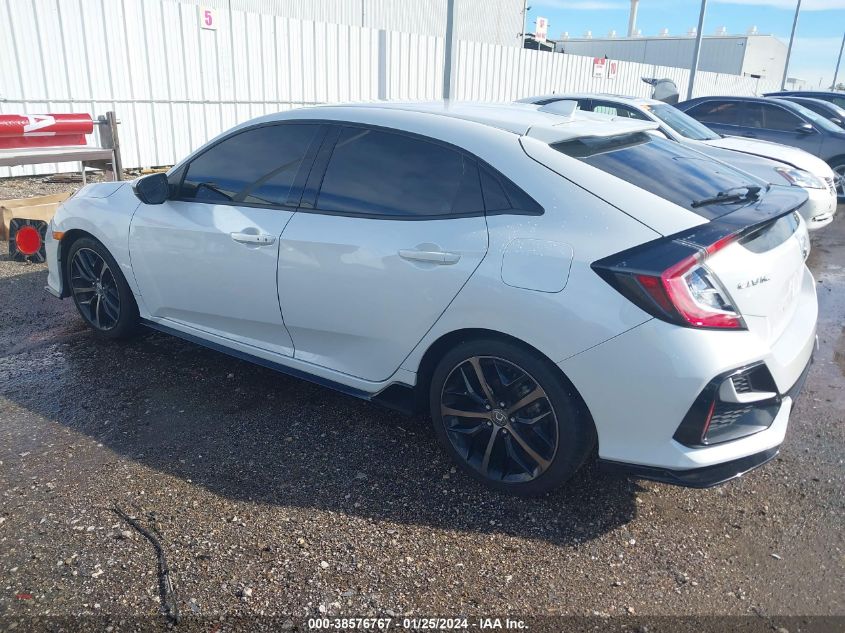 2021 HONDA CIVIC SPORT - SHHFK7H40MU204596