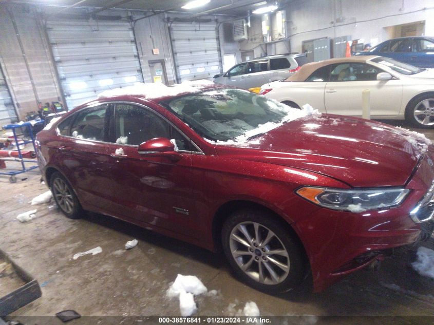 2017 FORD FUSION ENERGI TITANIUM PHEV - 3FA6P0SU5HR350943