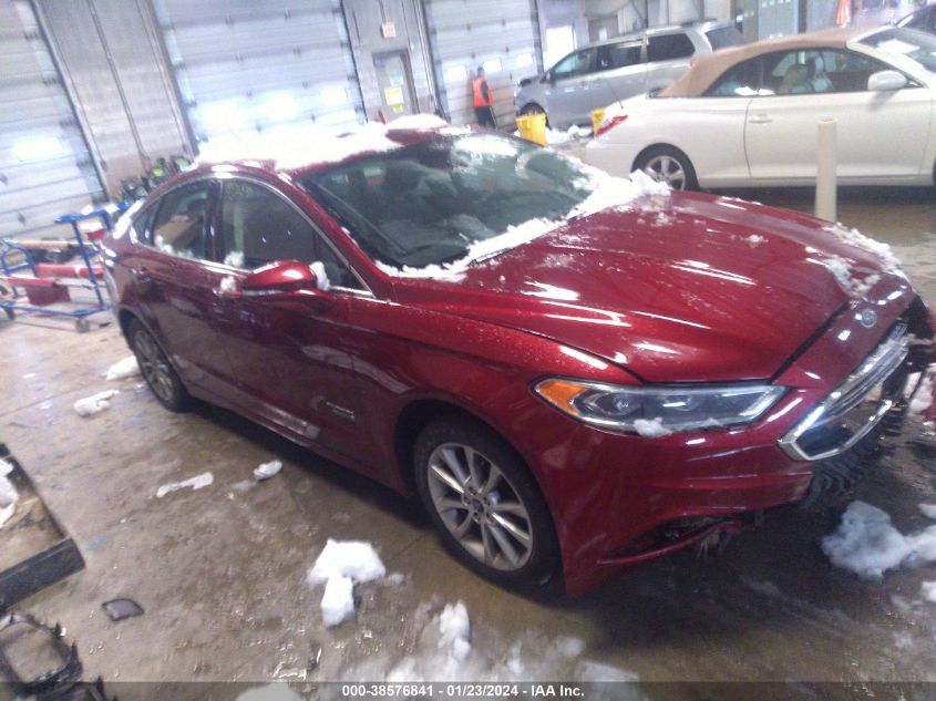 2017 FORD FUSION ENERGI TITANIUM PHEV - 3FA6P0SU5HR350943