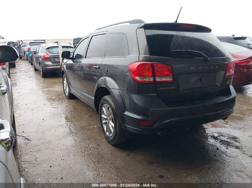 2016 DODGE JOURNEY SXT - 3C4PDCBG7GT126786