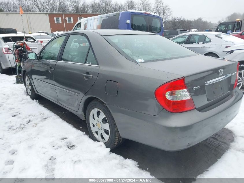 4T1BE30K62U518599 | 2002 TOYOTA CAMRY