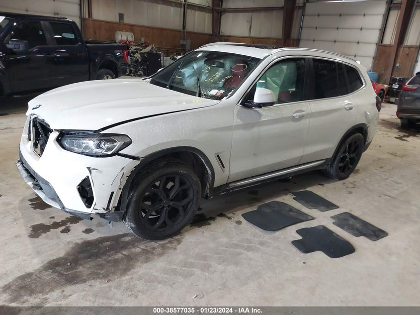 VIN 5UX53DP07N9L24610 2022 BMW X3 XDRIVE30I