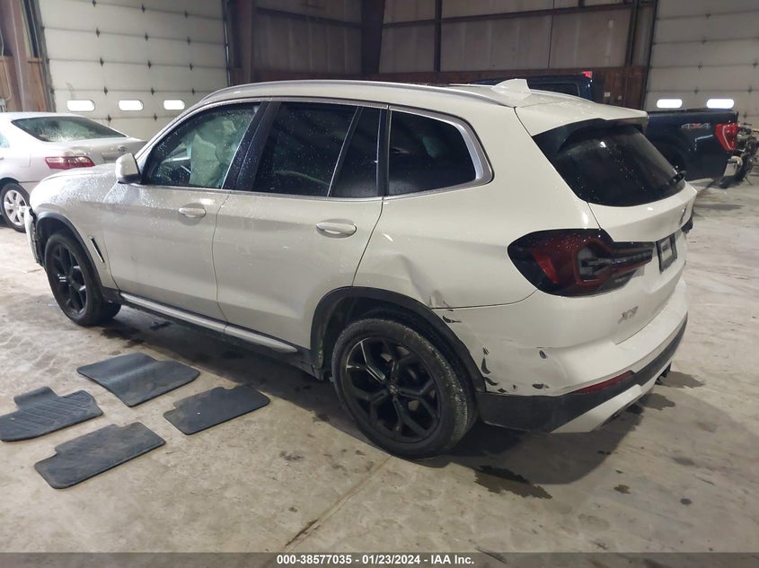 VIN 5UX53DP07N9L24610 2022 BMW X3 XDRIVE30I