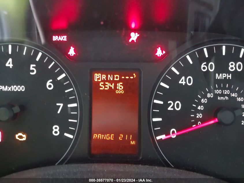 2015 NISSAN NV CARGO NV1500 S V6 1N6BF0KM4FN806505