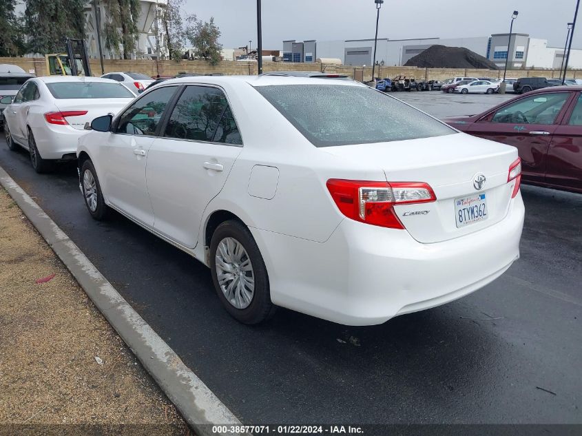 2013 TOYOTA CAMRY LE - 4T4BF1FK3DR283760