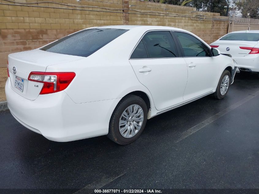 2013 TOYOTA CAMRY LE - 4T4BF1FK3DR283760