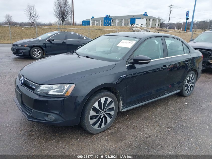 2013 VOLKSWAGEN JETTA HYBRID SEL PREMIUM 3VW637AJ6DM217862