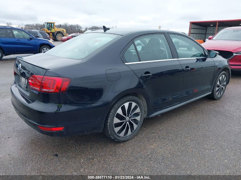 2013 VOLKSWAGEN JETTA HYBRID SEL PREMIUM 3VW637AJ6DM217862