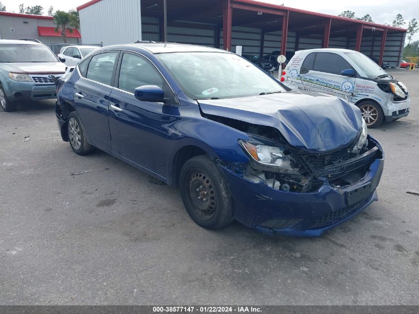 2016 NISSAN SENTRA S - 3N1AB7AP2GY221167