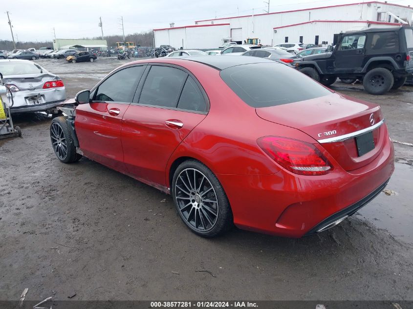 2016 MERCEDES-BENZ C 300 LUXURY/SPORT - 55SWF4JB2GU159533