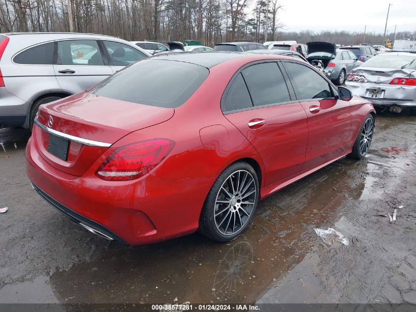 2016 MERCEDES-BENZ C 300 LUXURY/SPORT - 55SWF4JB2GU159533