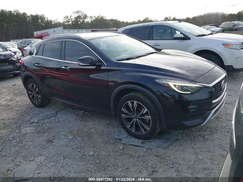 Lot #2573015779 2018 INFINITI QX30 LUXURY salvage car