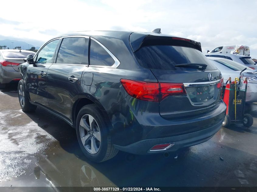 2014 ACURA MDX - 5FRYD3H21EB010865