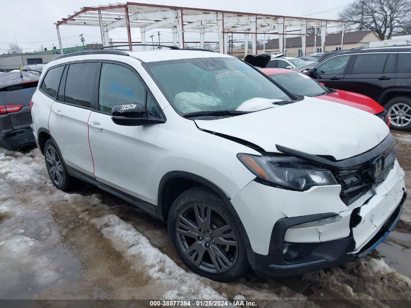 5FNYF6H32NB092210 HONDA PILOT SPORT 2022