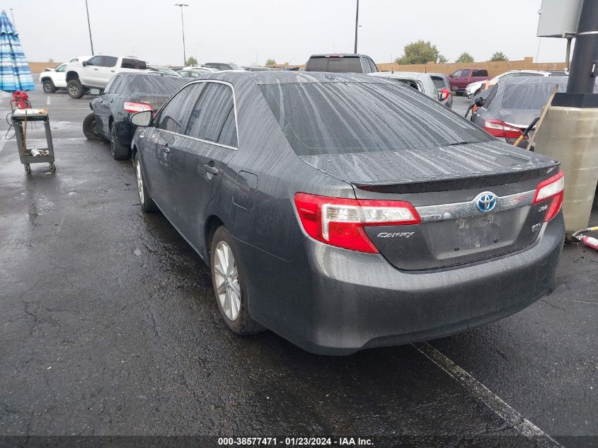 2013 TOYOTA CAMRY HYBRID XLE - 4T1BD1FK0DU079899