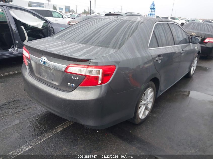 2013 TOYOTA CAMRY HYBRID XLE - 4T1BD1FK0DU079899