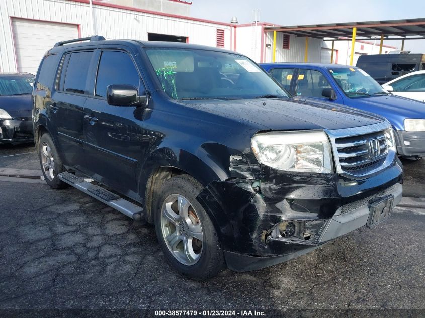 2013 HONDA PILOT EXL - 5FNYF3H54DB023663