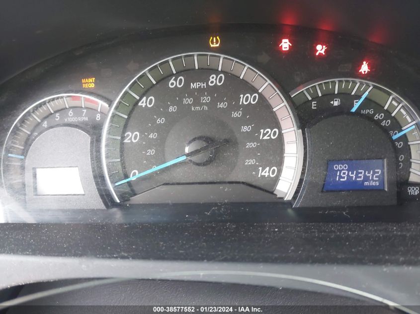 2013 TOYOTA CAMRY L/SE/LE/XLE - 4T1BF1FK8DU722770