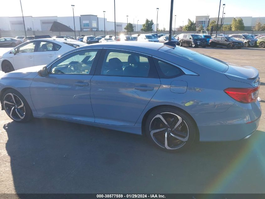 2022 HONDA ACCORD SPORT - 1HGCV1F3XNA106478