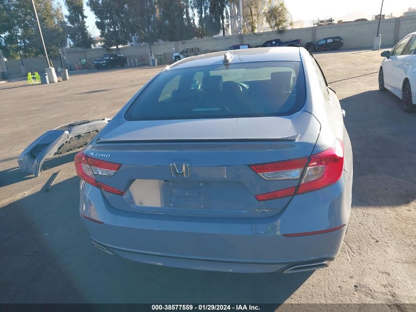 2022 HONDA ACCORD SPORT - 1HGCV1F3XNA106478