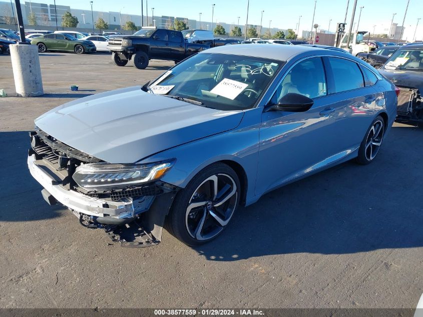 2022 HONDA ACCORD SPORT - 1HGCV1F3XNA106478