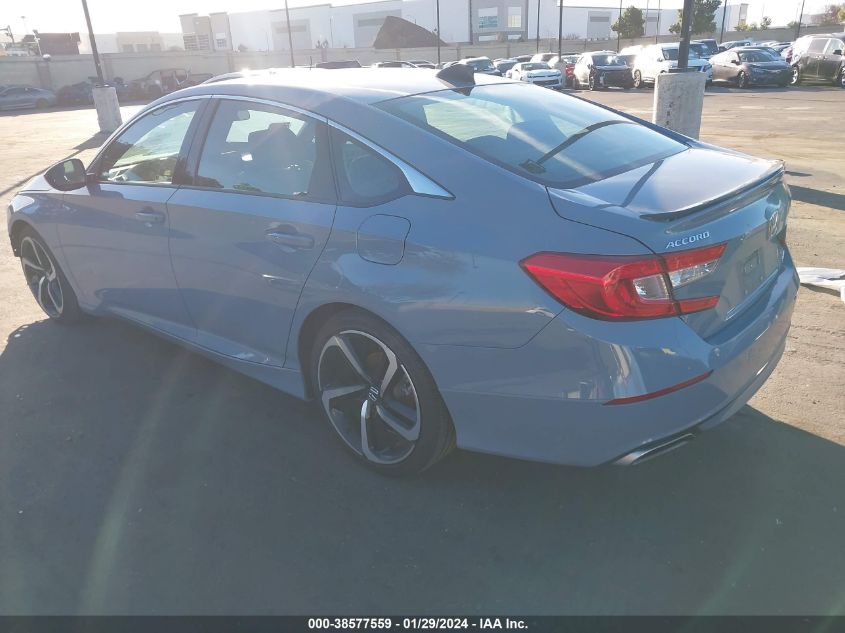 2022 HONDA ACCORD SPORT - 1HGCV1F3XNA106478